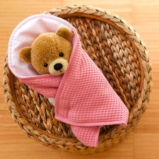 Wafel bawełniany rose
