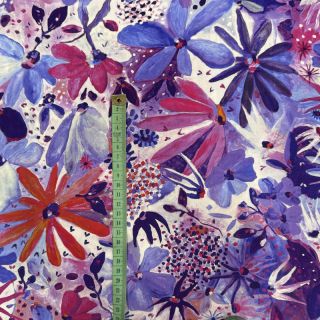 Wiskoza ECOVERO NERIDA HANSEN Soiree navy digital print