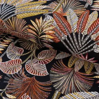 Tkanina dekoracyjna jacquard Mayorque noir