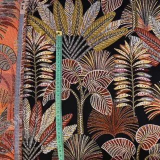 Tkanina dekoracyjna jacquard Mayorque noir