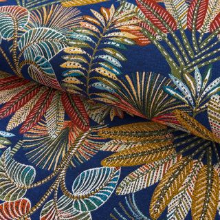 Tkanina dekoracyjna jacquard Mayorque bleu