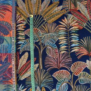 Tkanina dekoracyjna jacquard Mayorque bleu