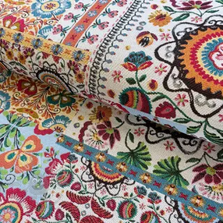 Tkanina dekoracyjna jacquard Ethnic multico