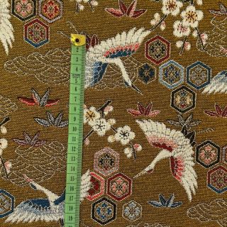Tkanina dekoracyjna jacquard Grues or