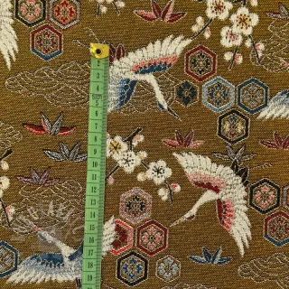 Tkanina dekoracyjna jacquard Grues or