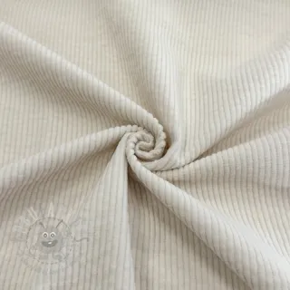Sztruks 6W WASHED STRETCH off white