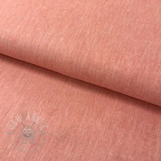 Bawełniany len Fishbone salmon