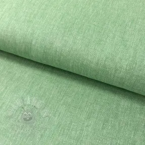 Bawełniany len Fishbone green