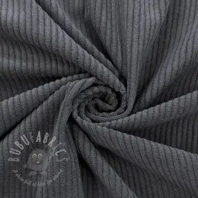 Sztruks 6W COTTON TOUCH dark grey
