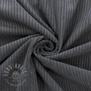 Sztruks 6W COTTON TOUCH dark grey
