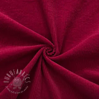 Sztruks 6W WASHED STRETCH dark red