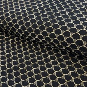 Dekoračná látka jacquard Dragon allover noir