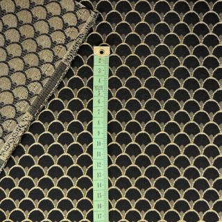 Tkanina dekoracyjna jacquard Dragon allover noir