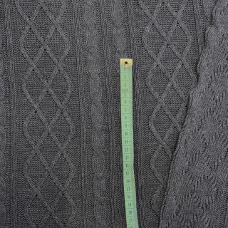 Dzianina żakardowa CHAIN dark grey