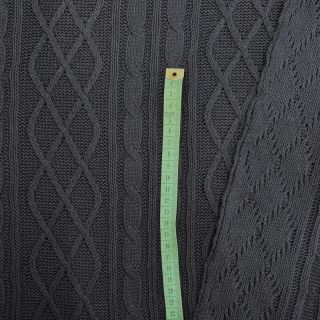 Dzianina żakardowa CHAIN black