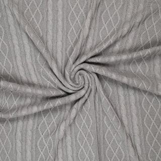 Dzianina żakardowa CHAIN light grey