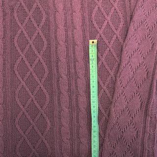 Dzianina żakardowa CHAIN mauve