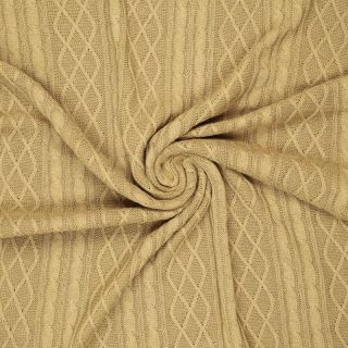 Dzianina żakardowa CHAIN light brown