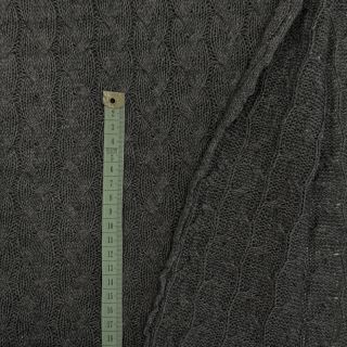Dzianina żakardowa CABLE dark grey