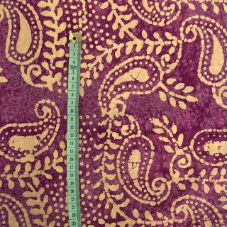 Tkanina bawełniana VOILE BATIK NEW design B violet