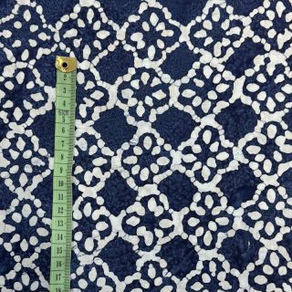 Bavlnená látka BATIK NEW INDIGO design D