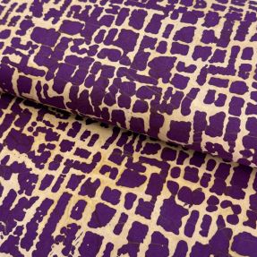 Tkanina bawełniana BATIK NEW design H violet