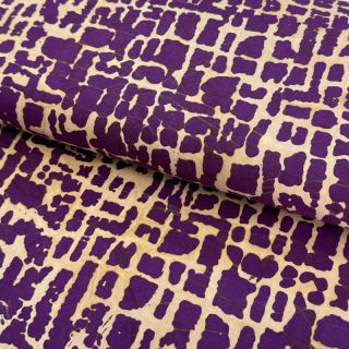Tkanina bawełniana BATIK NEW design H violet