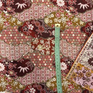 Tkanina dekoracyjna jacquard Nuage allover rouge