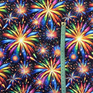Dresówka Fire works design D digital print
