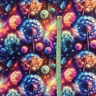 Dresówka Fantasy flowers design A digital print