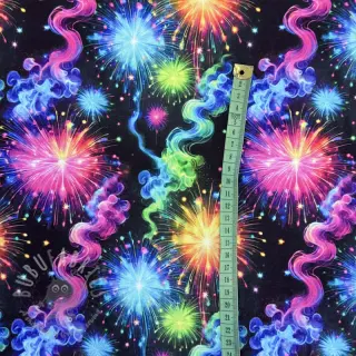 Dresówka Fire works design C digital print