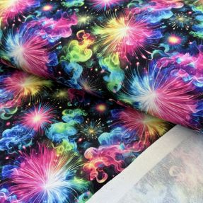 Dresówka Fire works design A digital print