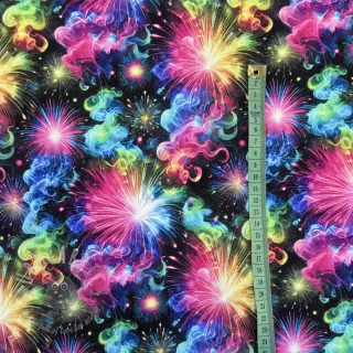 Dresówka Fire works design A digital print