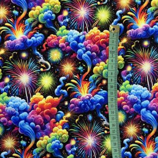 Dresówka Fire works design F digital print