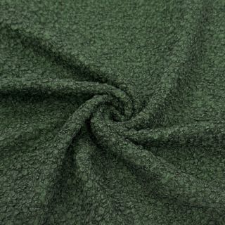 Dzianina Bouclette forest green