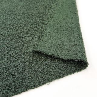 Dzianina Bouclette forest green