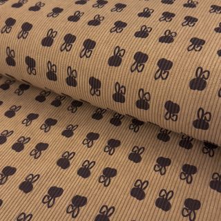 Sztruks STRETCH Small bunny design C