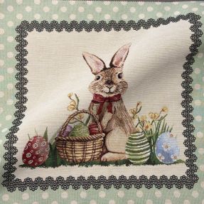 Tkanina dekoracyjna GOBELIN PREMIUM Easter Bunny Eggs PANEL