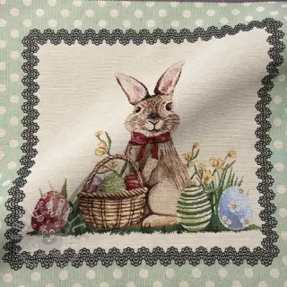 Tkanina dekoracyjna GOBELIN PREMIUM Easter Bunny Eggs PANEL