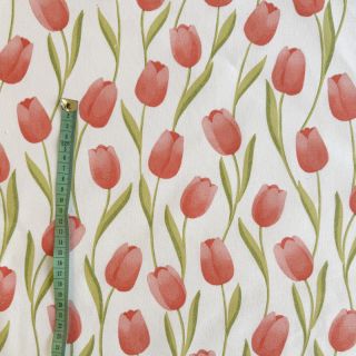 Tkanina dekoracyjna premium Hand Drawn Tulip