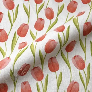 Tkanina dekoracyjna premium Hand Drawn Tulip