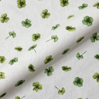 Tkanina dekoracyjna premium Four Clover Leaf