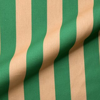 Tkanina dekoracyjna premium Joyful Basic Stripe green digital print