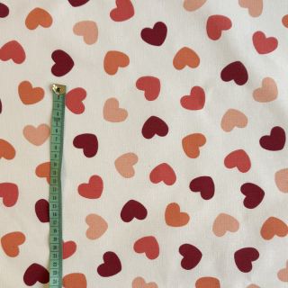 Tkanina dekoracyjna premium Heart Sprinkle Love
