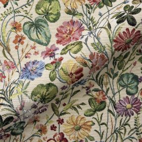 Tkanina dekoracyjna GOBELIN PREMIUM Joyful Flower Garden