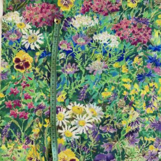 Tkanina dekoracyjna premium Spring Flower Garden digital print