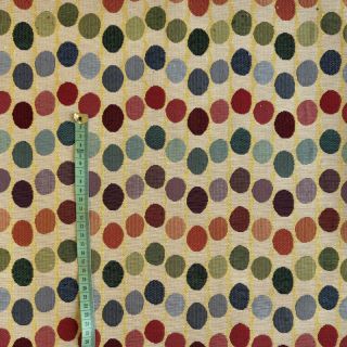 Dekoračná látka GOBELIN PREMIUM Graphic Dots Wave