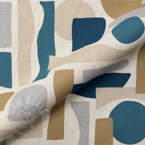 Tkanina dekoracyjna Linenlook Abstract Form Fusion