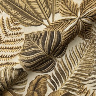 Tkanina dekoracyjna premium Leaf Embroidery digital print