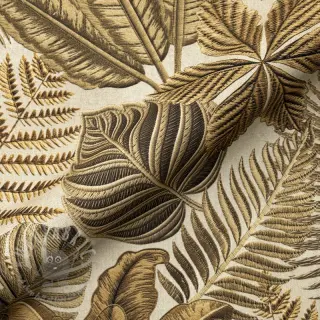 Tkanina dekoracyjna premium Leaf Embroidery digital print